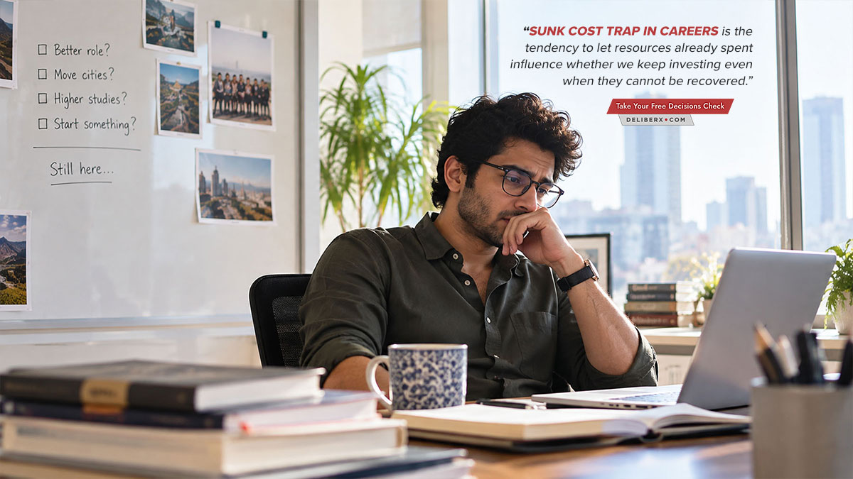 The Sunk Cost Trap in Careers: Why We Stay Too Long